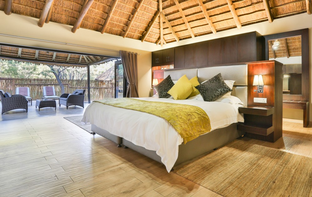 Luxury chalet at Ivory Tree Lodge in Pilanesberg – featured in BST Tours' 3-day South Africa safari getaway